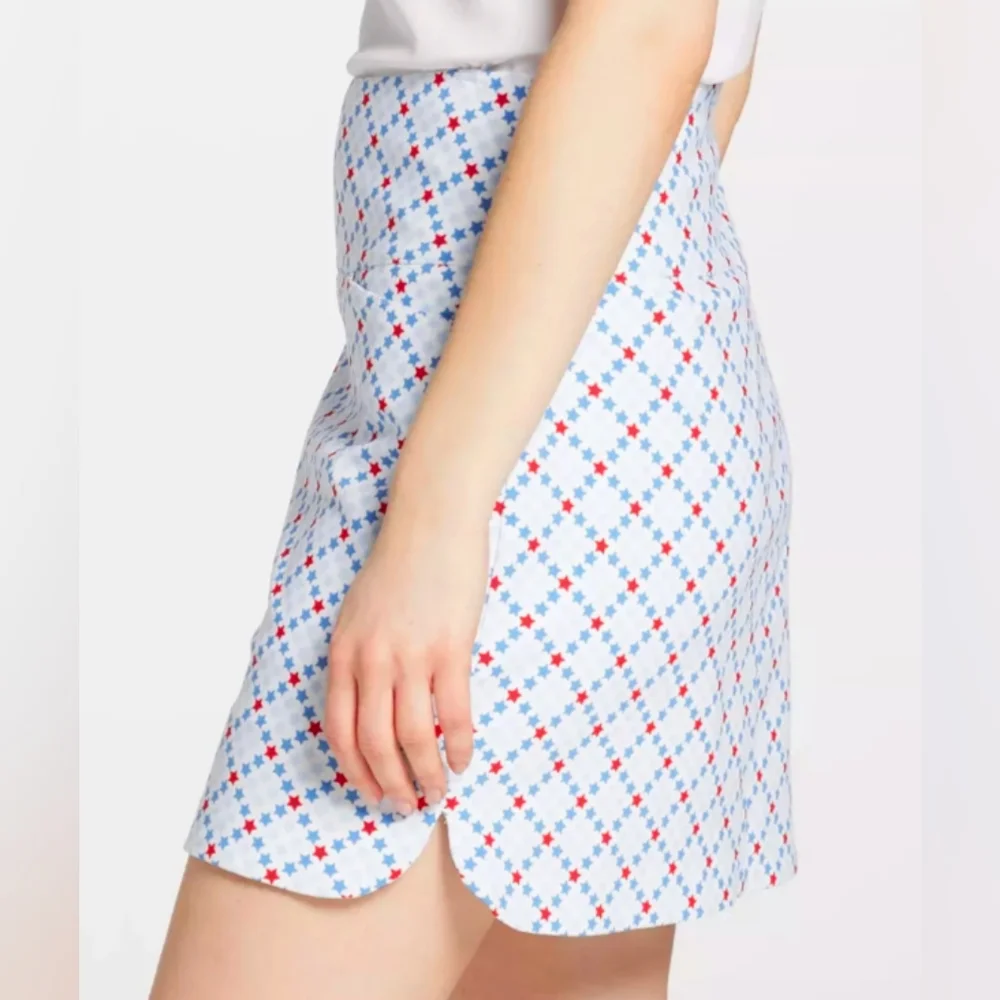 NWT🔥Tummy Control Lady Hagen Skort Red & Blue Stars 🤩 XS or Med - Picture 5 of 14
